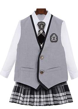 時尚小學生校服定做套裝