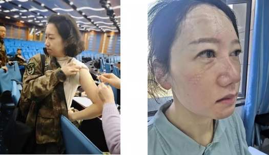 女軍醫(yī)奮戰(zhàn)在抗疫一線