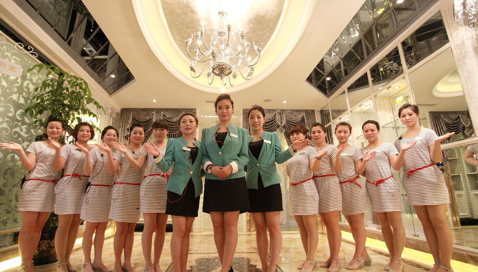 美容院工服制作案例圖合照