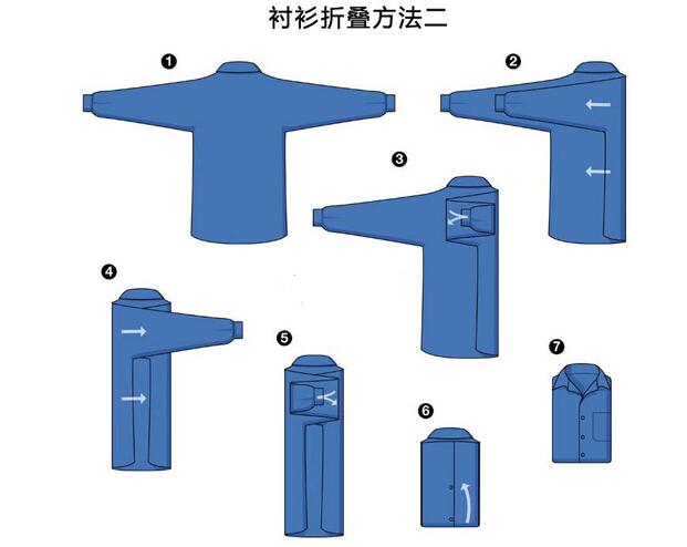 襯衫定制的正確疊法二