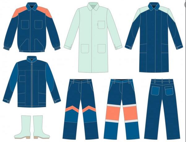 西服式工作服定制設計方案圖